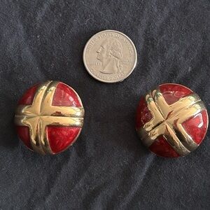 Clip-on Earrings Lot of 2 Pairs.